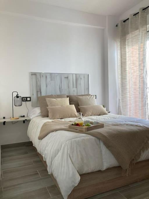 Coqueto Apartamento De Playa Con Piscina Y Terraza บาเลนเซีย ภายนอก รูปภาพ