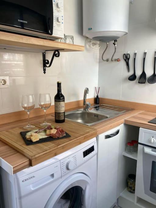 Coqueto Apartamento De Playa Con Piscina Y Terraza บาเลนเซีย ภายนอก รูปภาพ