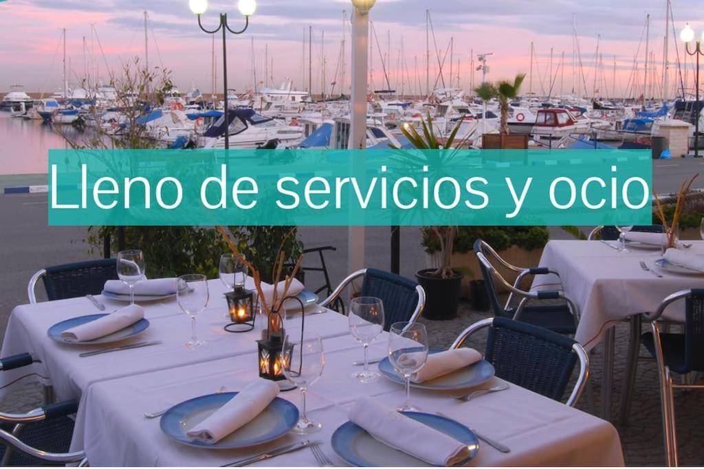 Coqueto Apartamento De Playa Con Piscina Y Terraza บาเลนเซีย ภายนอก รูปภาพ